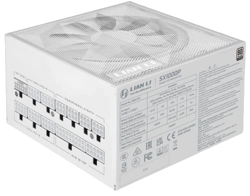 Блок питания Lian Li 1000W SX1000P White (G9P.SX1000P.W000.RU) 16 Pin (PCIe 5.1 Connector Cable Details)
