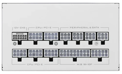 Блок питания Lian Li 1000W SX1000P White (G9P.SX1000P.W000.RU) 16 Pin (PCIe 5.1 Connector Cable Details)