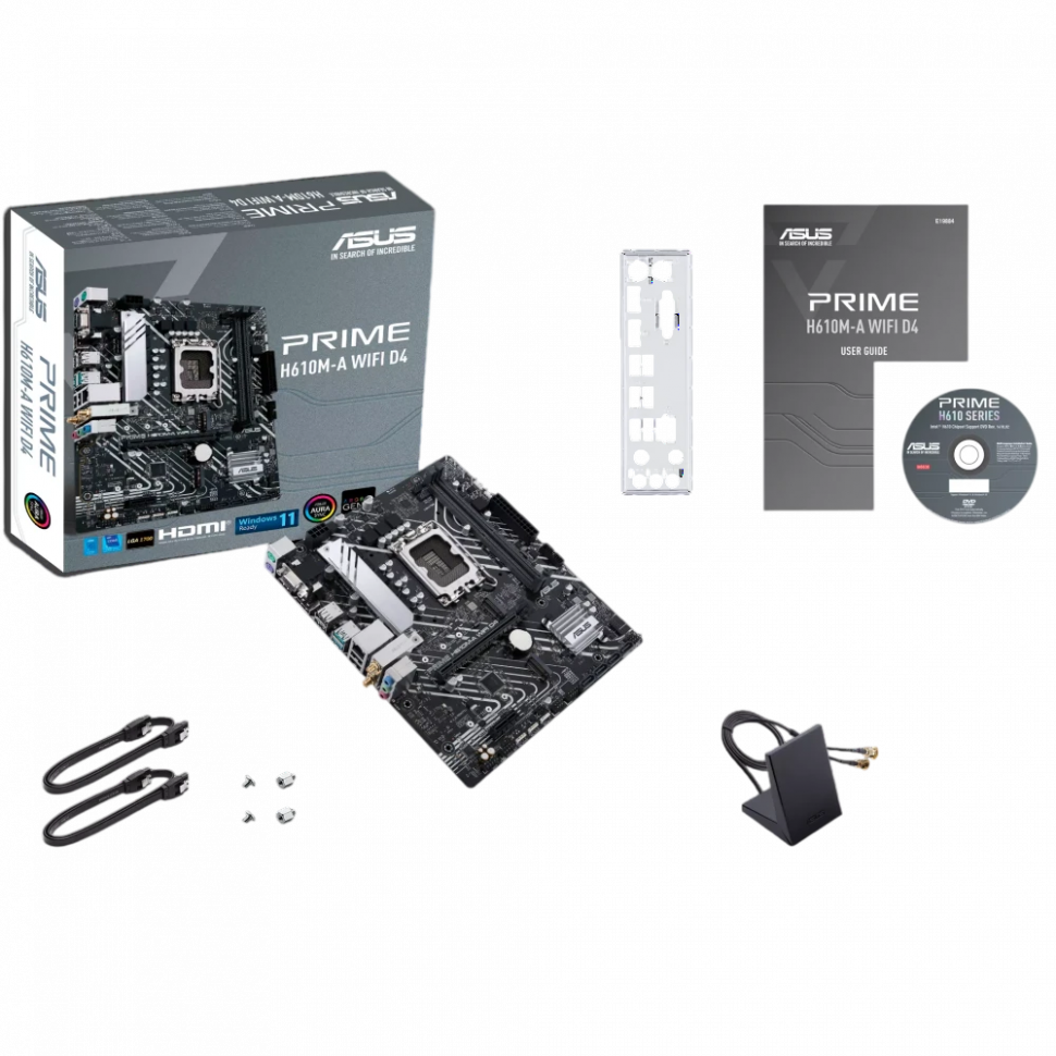 Материнская плата ASUS PRIME H610M-A WIFI D4 (90MB1C80-M0EAY0)