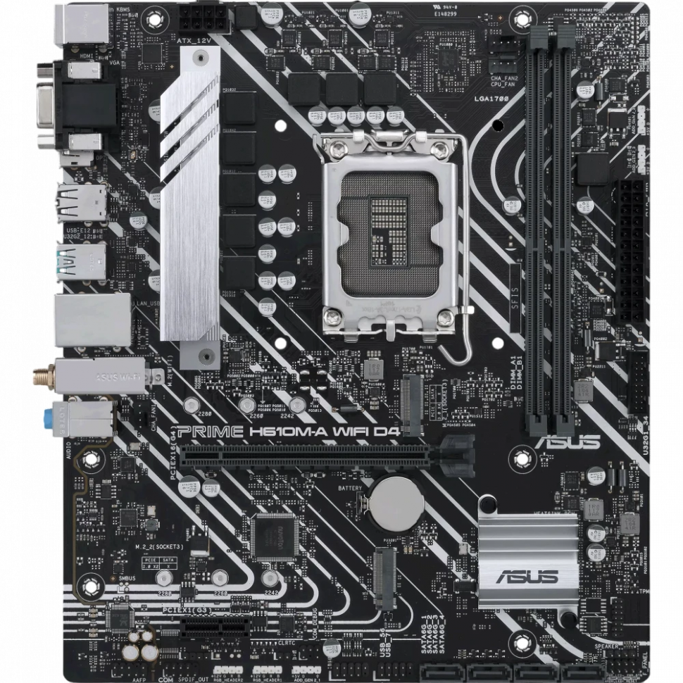 Материнская плата ASUS PRIME H610M-A WIFI D4 (90MB1C80-M0EAY0)