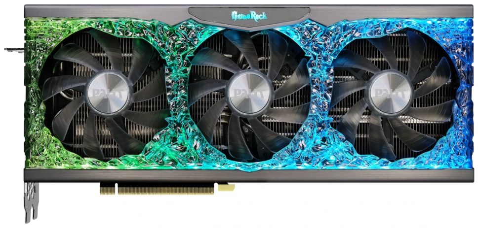 Видеокарта Palit (NED307T019P2-1047G) GeForce RTX 3070 Ti 8GB GAMEROCK