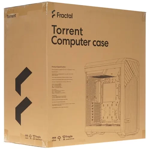 Компьютерный корпус Fractal Design TORRENT Black TG Light Tint FD-C-TOR1A-01