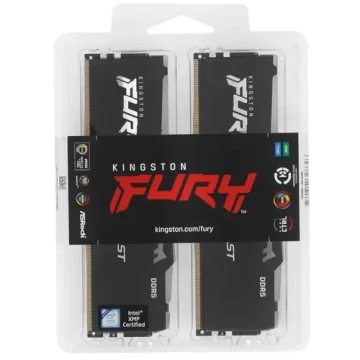 Оперативная память 16 Gb 4800 MHz Kingston FURY BEAST RGB (KF548C38BBAK2-16)
