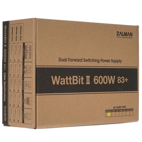 Блок питания Zalman 600W Wattbit II (ZM600-XEII)
