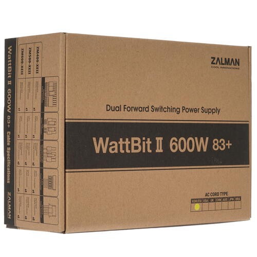 Блок питания Zalman 600W ZM600-XEII Wattbit II
