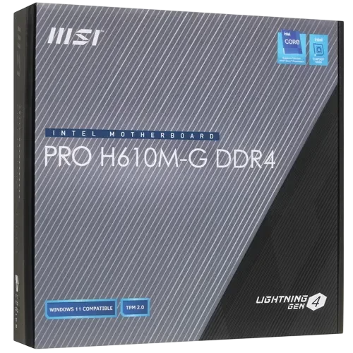 Материнская плата MSI PRO H610M-G DDR4