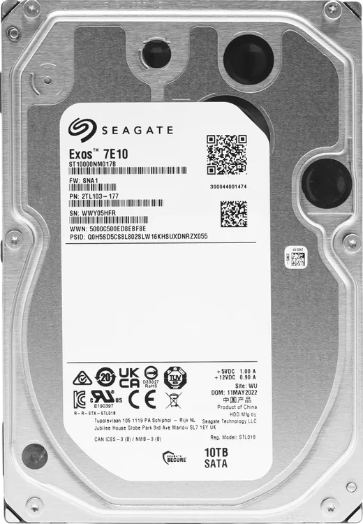 Жесткий диск Seagate 10000 Gb EXOS 7E10 (ST10000NM017B)