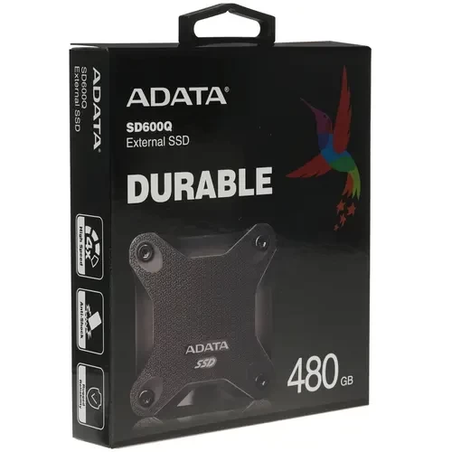 Внешний SSD 480 Gb ADATA SD600Q Black ASD600Q-480GU31-CBK