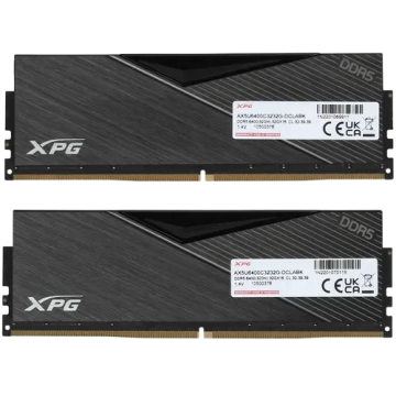 Оперативная память 64 Gb 6400 MHz ADATA XPG LANCER Black (AX5U6400C3232G-DCLABK)