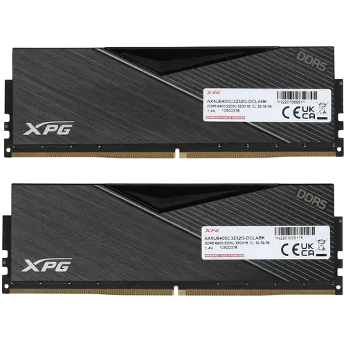 Оперативная память 64 Gb 6400 MHz ADATA XPG LANCER Black (AX5U6400C3232G-DCLABK)
