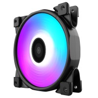 Вентилятор PCCooler HALO RGB 120x120x25мм (PWM, пит. от мат.платы и БП, 1000-2000 об/мин)