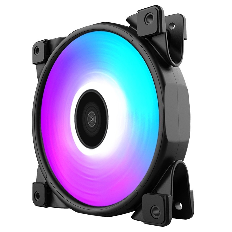 Вентилятор PCCooler HALO RGB 120x120x25мм (PWM, пит. от мат.платы и БП, 1000-2000 об/мин)