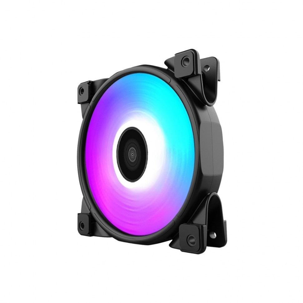 Вентилятор PCCooler HALO RGB 120x120x25мм (PWM, пит. от мат.платы и БП, 1000-2000 об/мин)