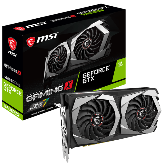 Видеокарта MSI (GTX 1650 SUPER GAMING X) GeForce GTX 1650 SUPER 1755MHz PCI-E 3.0 4096MB 12000MHz 128 bit HDMI 3xDisplayPort HDCP GAMING X