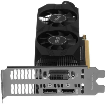Видеокарта ASUS (RTX 3050-O6G-LP-BRK) GeForce RTX 3050 6GB (90YV0KQ0-M0NA00)