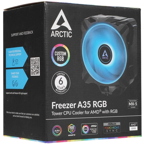 Кулер для процессора Arctic Cooling FREEZER A35 RGB AM4 ACFRE00114A