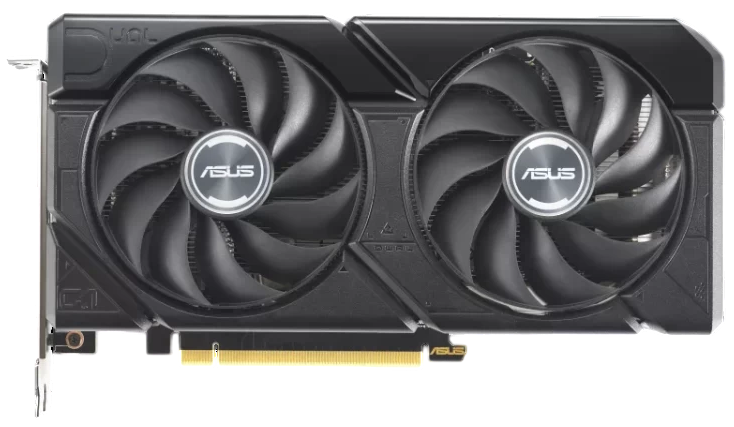 Видеокарта ASUS (DUAL-RTX4060TI-O8G-EVO) GeForce RTX 4060 TI 8GB DUAL EVO Black OC (90YV0J49-M0NA00)