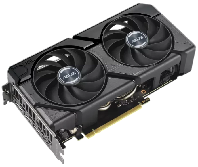 Видеокарта ASUS (DUAL-RTX4060TI-O8G-EVO) GeForce RTX 4060 TI 8GB DUAL EVO Black OC (90YV0J49-M0NA00)