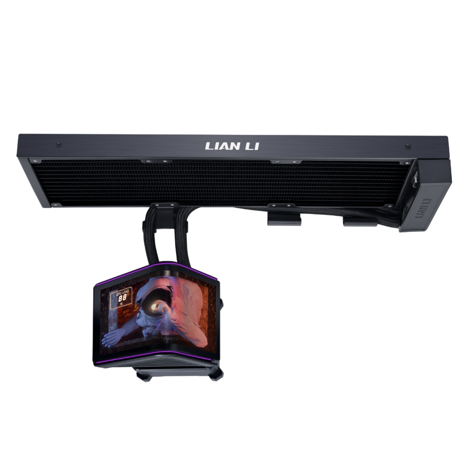 Система жидкостного охлаждения для процессора Lian Li HydroShift II OLED Curved 360 Fanless GHS2OLDC36NB Black (G89.GHS2OLDC36NB.R0)
