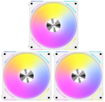 Комплект вентиляторов для корпуса Lian Li UNI FAN AL120 V2 ARGB White (G99.12ALV23W.R0)
