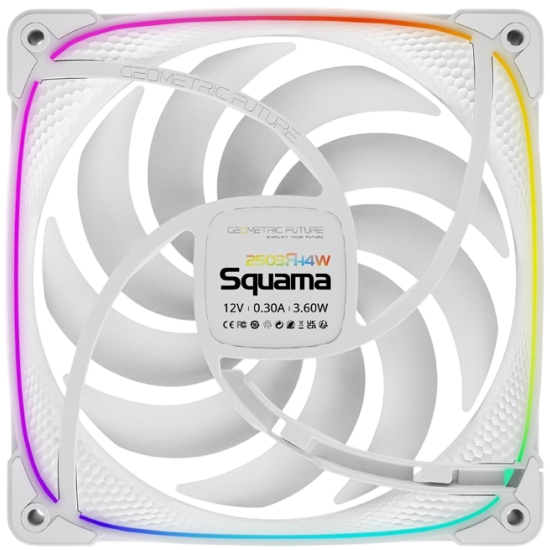 Комплект вентиляторов для корпуса Geometric Future Squama 2503RW-14 Reverse ARGB White (1F2503R314100)