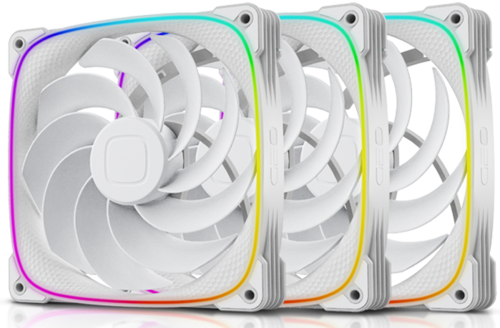 Комплект вентиляторов для корпуса Geometric Future Squama 2503RW-14 Reverse ARGB White (1F2503R314100)