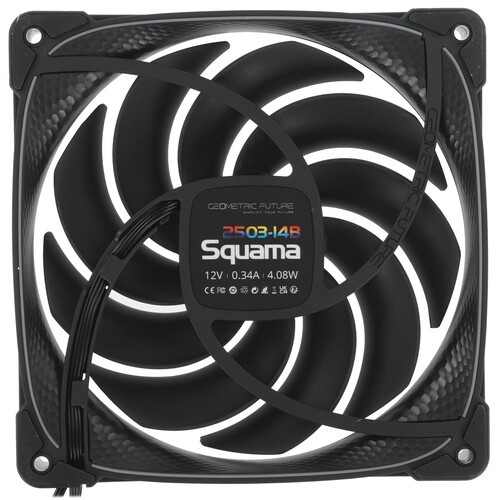 Комплект вентиляторов для корпуса Geometric Future Squama 2503RW-14 Reverse ARGB White (1F2503R314100)