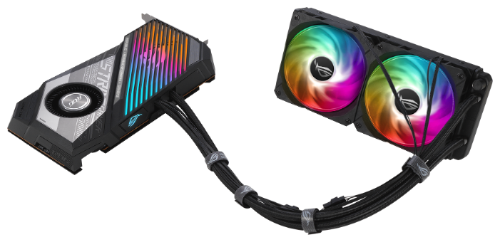 Видеокарта ASUS (ROG-STRIX-LC-RX6800XT-O16G-GAMING) Radeon RX 6800 XT 16GB ROG Strix LC OC