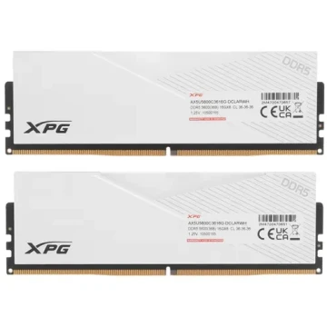 Оперативная память 32 Gb 5600 MHz ADATA XPG LANCER RGB White (AX5U5600C3616G-DCLARWH)