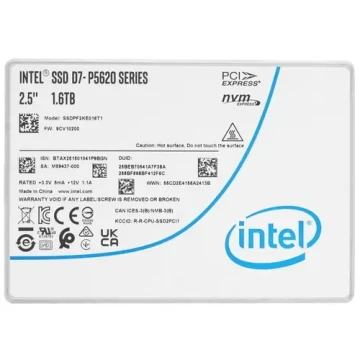 Твердотельный накопитель Intel 1600 Gb TLC P5620 SSDPF2KE016T1N1
