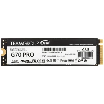 Твердотельный накопитель TeamGroup 2000 Gb T-FORCE G70 PRO (TM8FFH002T0C129)