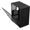 Компьютерный корпус XASTRA A307M 3FRGB TG Black (A307M-3FC12F)