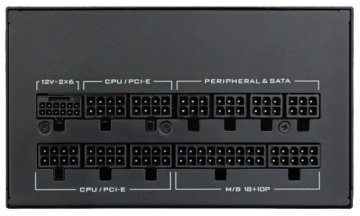 Блок питания Lian Li 1200W SX1200P Black (G9P.SX1200P.B000.RU) 16 Pin (PCIe 5.1 Connector Cable Details)