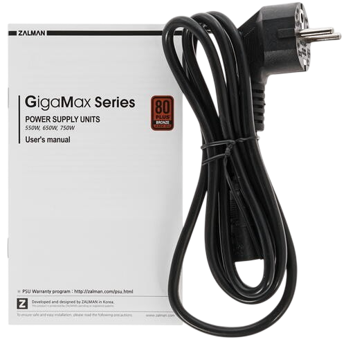 Блок питания Zalman 650W GIGAMAX (ZM650-GVII)
