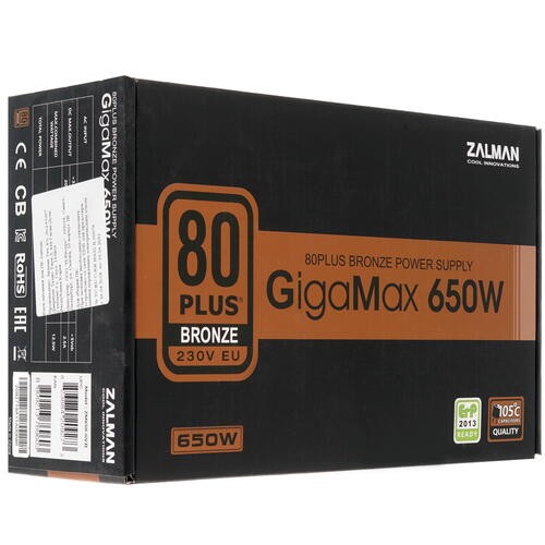 Блок питания Zalman 650W GIGAMAX ZM650-GVII 