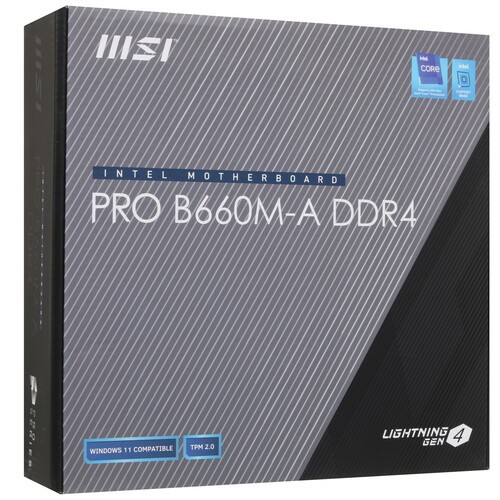 Материнская плата MSI PRO B660M-A DDR4