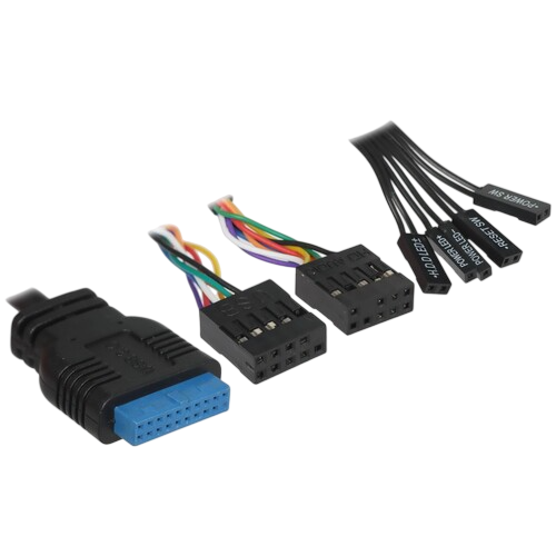 Компьютерный корпус Powercase VISION Micro M TG Black (CVMMB-L0)