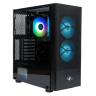 Компьютерный корпус Eurocase B02RGB TG RGB Black (00-00883378)