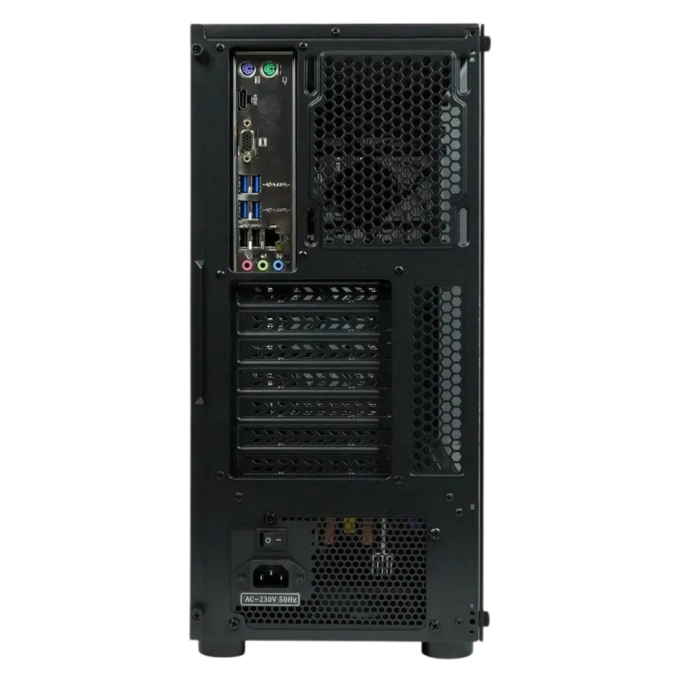Компьютерный корпус Eurocase B02RGB TG RGB Black (00-00883378)