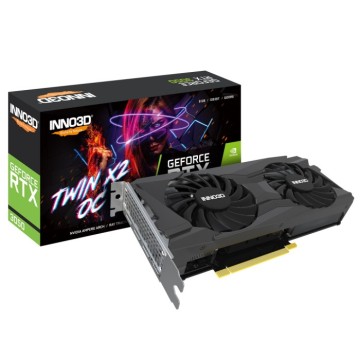 Видеокарта INNO3D (N30502-08D6X-11902120) GeForce RTX 3050 8GB GAMING OC X2 LHR