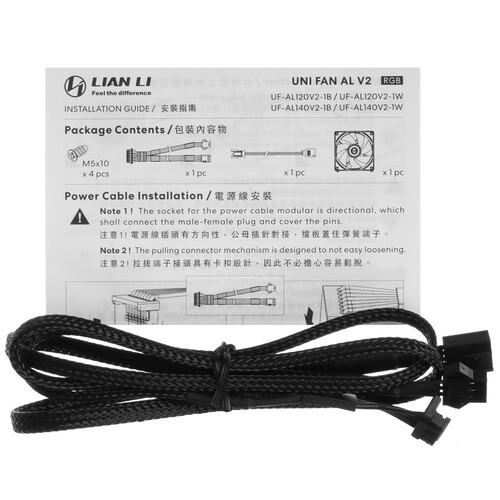 Вентилятор для корпуса Lian Li UNI FAN AL140 V2 ARGB Black (G99.14ALV21B.R0)