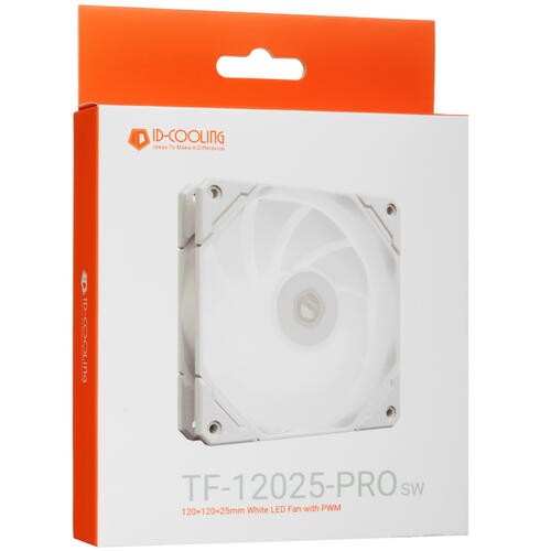 Вентилятор для корпуса ID-COOLING TF-12025-PRO-SW TRIO LED White