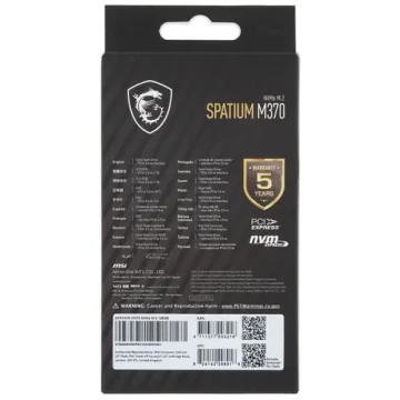 Твердотельный накопитель MSI 128 Gb SPATIUM M370 S78-4406NR0-P83