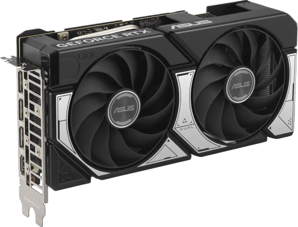 Видеокарта ASUS (DUAL-RTX5060TI-O8G) GeForce RTX 5060 Ti 8GB DUAL OC (90YV0MP2-M0NA00)