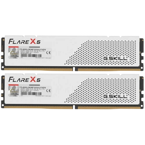 Оперативная память 64 Gb 6000 MHz G.Skill FLARE X5 White (F5-6000J3636F32GX2-FX5W)