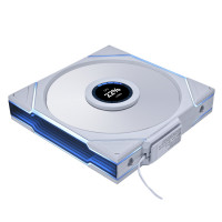 Вентилятор для корпуса Lian Li UNI FAN TL WIRELESS LCD 140 Reverse 14RTLLCD1W1W ARGB White (G99.14RTLLCD1W1W.R0)