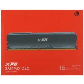 Оперативная память 32 Gb 3200 MHz ADATA GAMMIX D20 Grey (AX4U320016G16A-DCTG20)