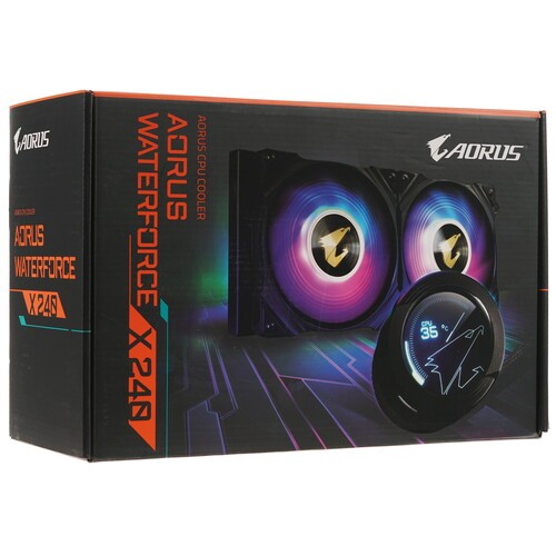 Система жидкостного охлаждения для процессора Gigabyte AORUS WATERFORCE X 240 GP-AWATERFORCEX240 ARGB