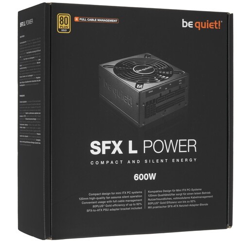 Блок питания Be Quiet! 600W POWER SFX L BN239