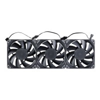 Комплект вентиляторов для корпуса PHANTEKS M25 PWM Black PH-F120M25_PWM_BBK01_3P_RU